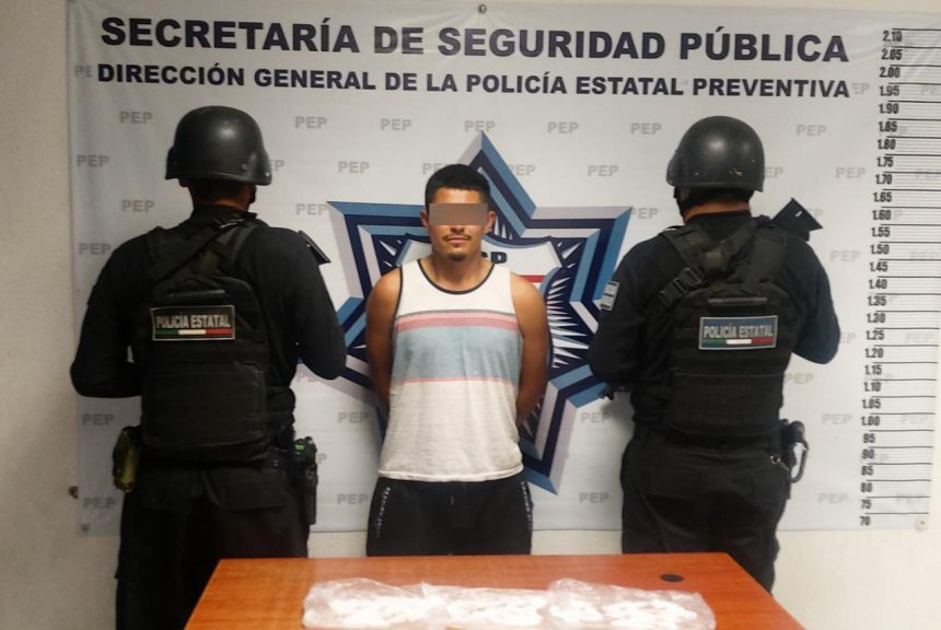 Detiene SSP a presunto narcomenudista, secuestrador y extorsionador en Huauchinango