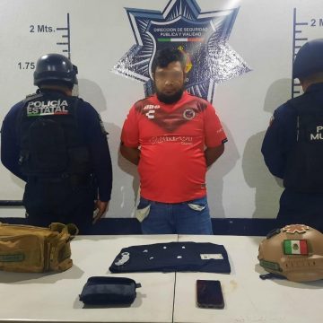 En Atlixco, Policía Estatal detiene a presunto narcovendedor