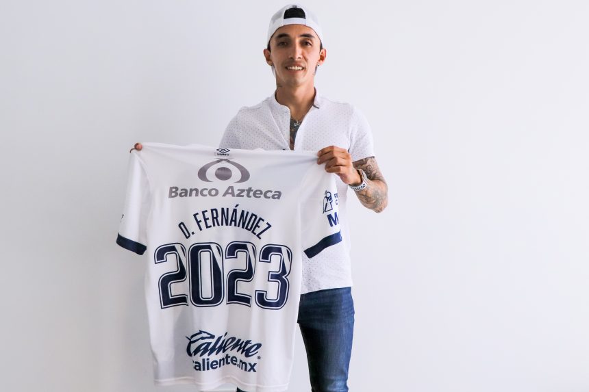 Omar Fernández renueva con el Puebla hasta 2023