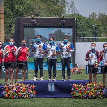 Selección de Tiro con Arco se luce con cuatro medallas en Copa del Mundo