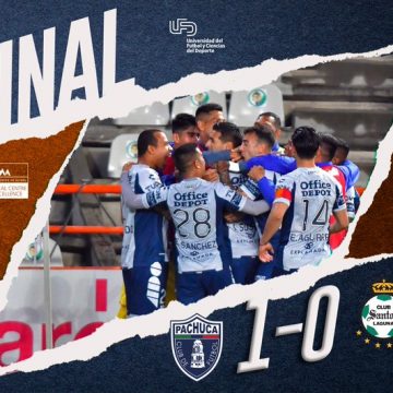 El Pachuca vence a Santos y se mantiene en la lucha por la repesca