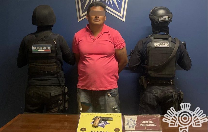 Captura Policía Estatal a presunto asaltante a transporte de carga en Tilapa