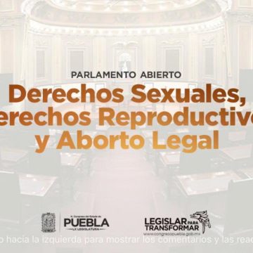 Finaliza segundo eje temático del Parlamento Abierto sobre Derechos Sexuales, Reproductivos y Aborto Legal