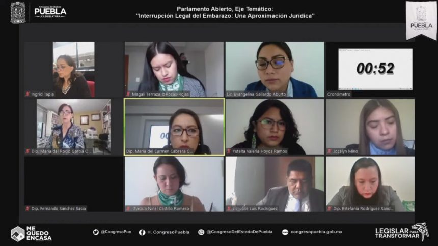 Inicia en el Congreso del Estado mesa de Parlamento Abierto sobre “Interrupción legal del embarazo; una aproximación jurídica