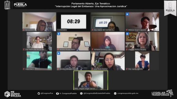 Congreso Puebla 4 CMH De manera satisfactoria se realiza penúltima mesa de trabajo del Parlamento Abierto de la LX Legislatura