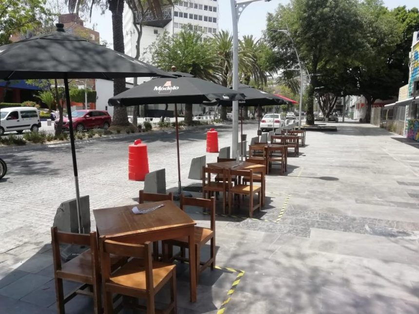 Con terrazas móviles buscan restaurantes de Puebla aumentar un 15% sus ventas