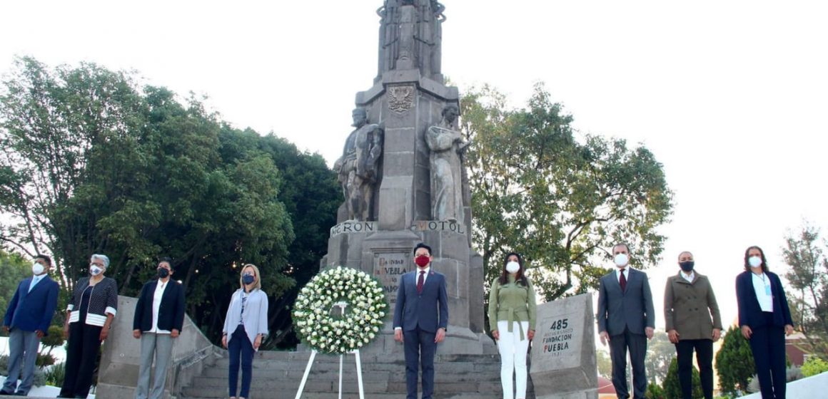 El Ayuntamiento realizó ceremonia conmemorativa al 490 Aniversario de la Fundación de Puebla