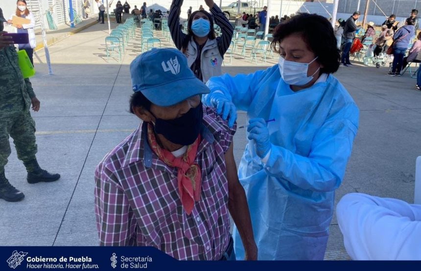 Con 52 mil 348 vacunas iniciará este martes la 2da dosis en San Andrés Cholula y la mixteca