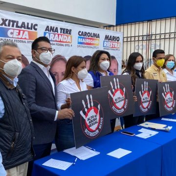 Candidatos de Va por México exigieron retiro de candidatura a Saúl Huerta