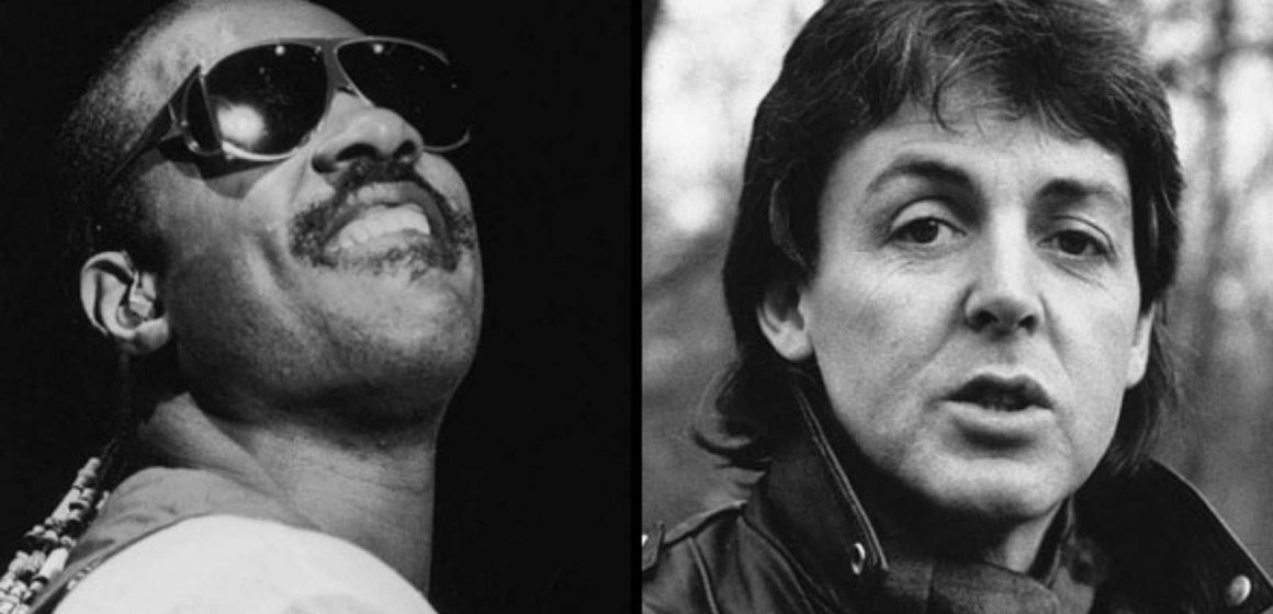 Paul McCartney y Stevie Wonder