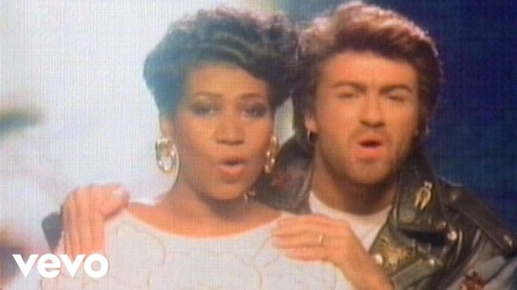 Aretha Franklin y George Michael con “I knew you were waiting”