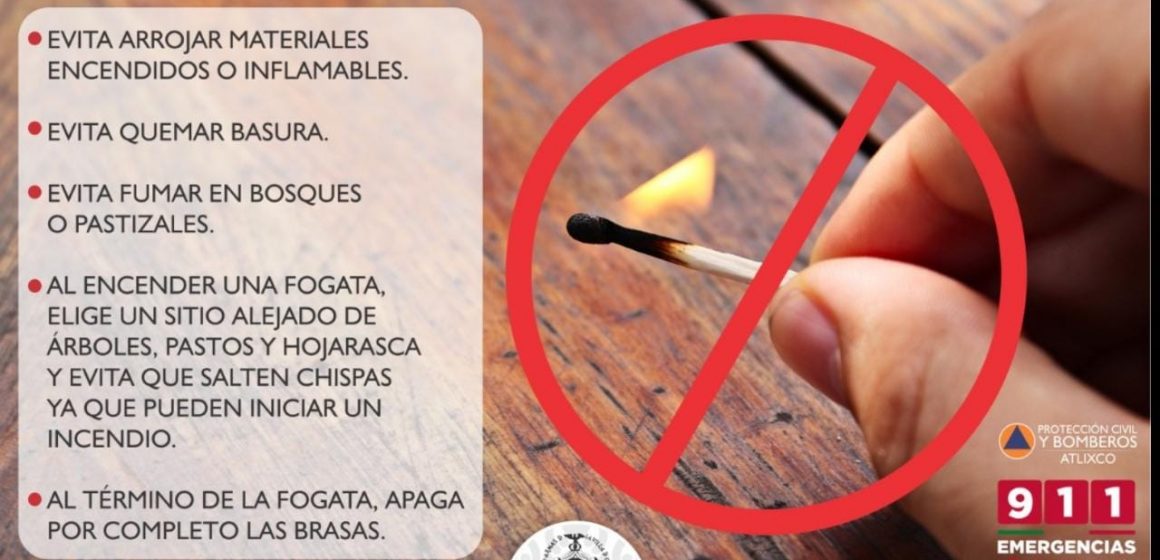 PC emite una serie de recomendaciones para prevenir los incendios forestales