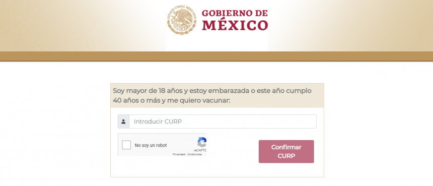 Habilitan portal para el registro de vacuna COVID-19 de 40 a 49 años Habilitan portal para el registro de vacuna COVID-19 de 40 a 49 años