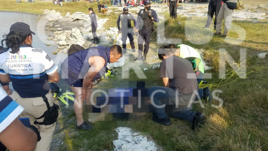 1 Mueren ahogados padre e hijo en la laguna de Alchichica