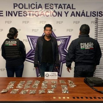 Captura Policía Estatal a presunto narcovendedor