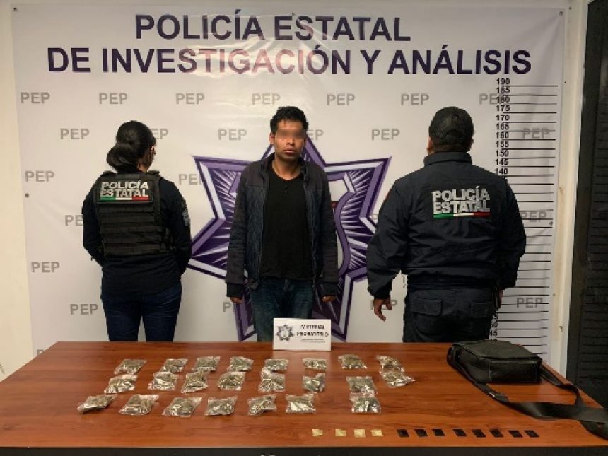 Captura Policía Estatal a presunto narcovendedor