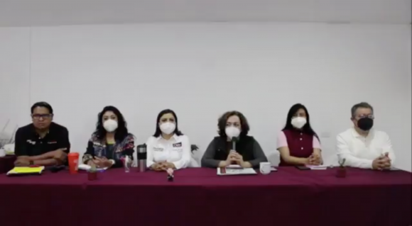 Llama Claudia Rivera al IEE a hacer garantes del debate público