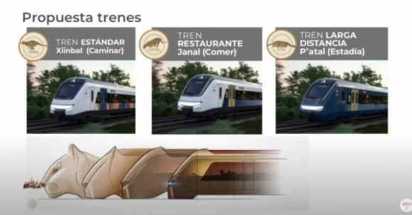 (FOTOS) Gobierno Federal presenta diseños para el Tren Maya