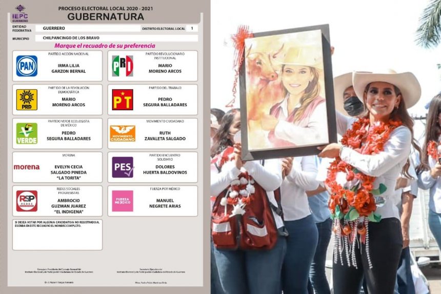 Evelyn-Salgado-Pineda- Aparece Evelyn Salgado como ‘La Torita’ en boleta electoral
