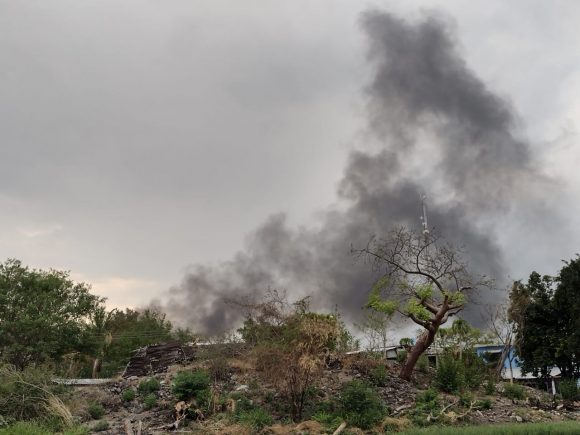Se quema una casa humilde en Atzala, solo quedaron cenizas