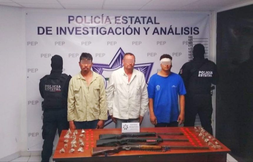 Detiene Policía Estatal a tres presuntos integrantes de “Los Marroquín” de Atencingo