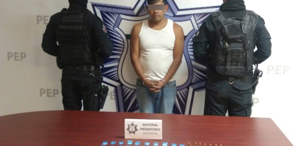 Policía Estatal detiene a presunto narcovendedor