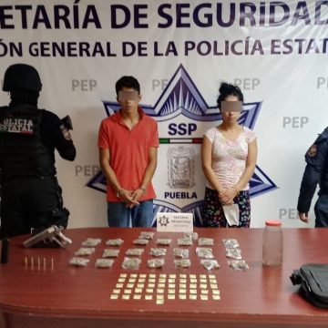 Policía Estatal detiene a presuntos narcomenudistas