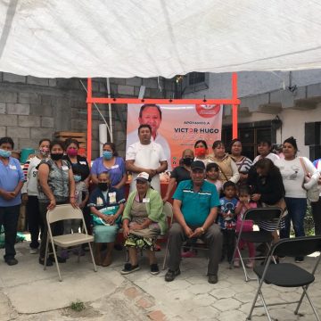 Victor Hugo García continúa su andar por colonias del Distrito 06 Federal de Puebla