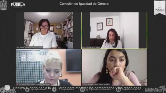 Congreso de Puebla Protección de Mujeres CMH Aprueba Congreso del Estado, en comisión, reforma para apresurar expedición de órdenes de protección a mujeres