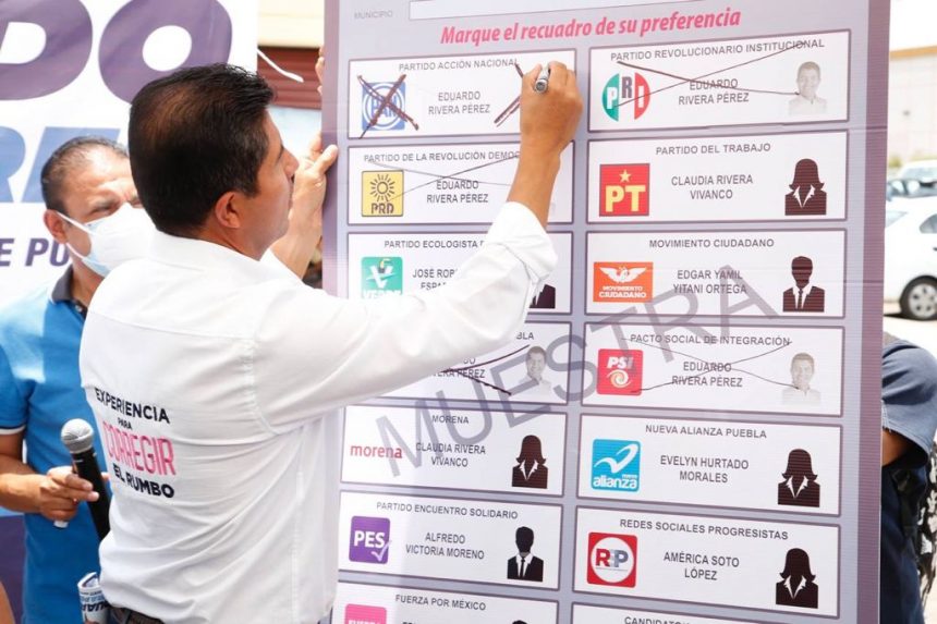 Eduardo Rivera Pérez selección CMH Eduardo Rivera Pérez explica las opciones de voto para “corregir el rumbo de Puebla”