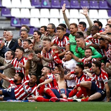 Se corona campeón de la liga española el Atlético de Madrid