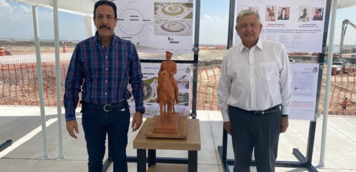 Costará 18 millones de pesos escultura para aeropuerto Felipe Ángeles