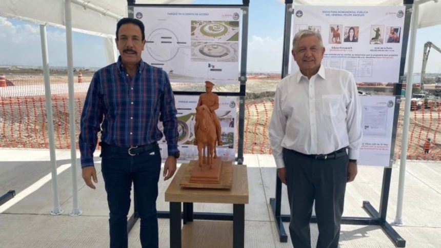 escultura-felipe-angeles Costará 18 millones de pesos escultura para aeropuerto Felipe Ángeles