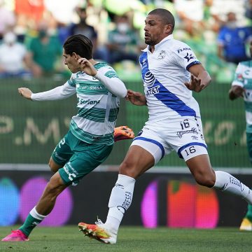 Puebla empata con Santos y entra directo a liguilla