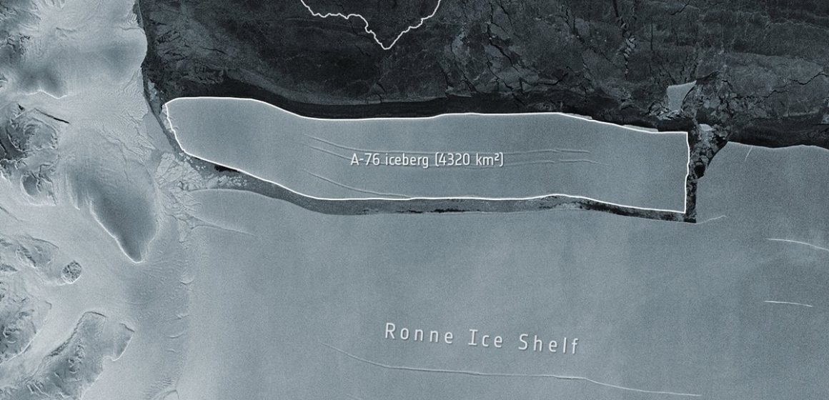 El iceberg más grande del mundo se desprende de la Antártida; es más grande que la isla de Mallorca