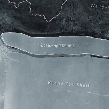 El iceberg más grande del mundo se desprende de la Antártida; es más grande que la isla de Mallorca