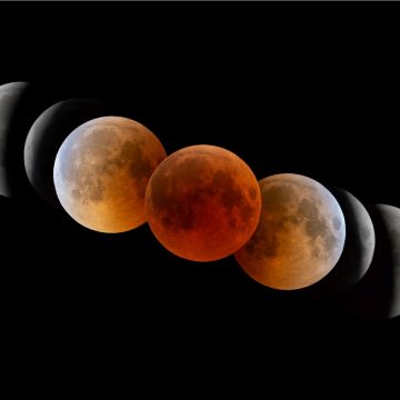 Eclipse lunar y luna de sangre este 26 de mayo