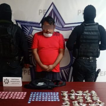 Detiene Policía Estatal a presunto distribuidor de armas y droga de “La Patrona”