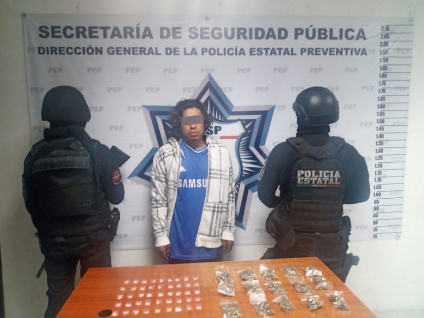 Cibernarcomenudista fue detenido por la Policía Estatal en San Pedro Cholula