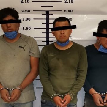 Policía Estatal detiene a presuntos integrantes de la banda de “Los Xolalpa”