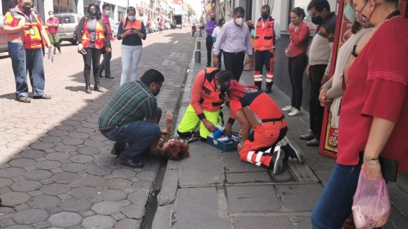 Con aglomeraciones realizan Simulacro en Puebla Capital