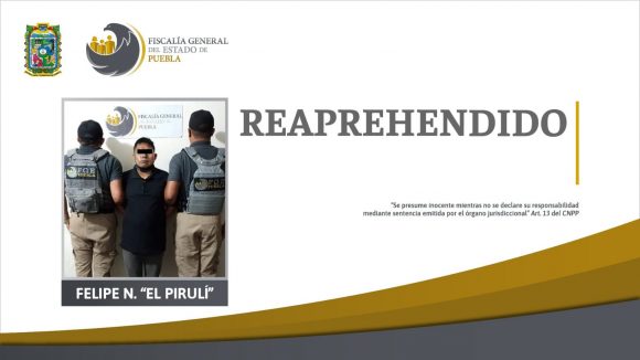 31cab1f9-6502-40b3-86ed-0760a1275aaf Felipe alias “El Pirulí” fue trasladado al penal de Tepexi de Rodríguez: Barbosa Huerta