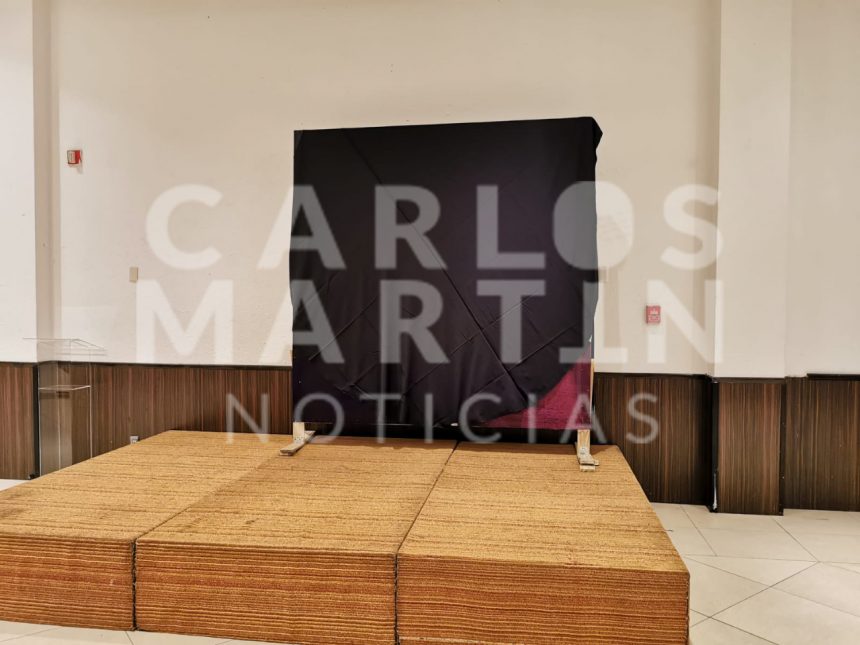 “Ya ganamos”, instalan mampara en el bunker de Lalo Rivera