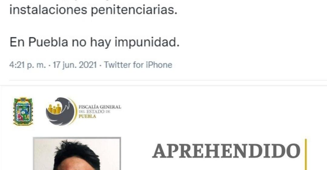 Recaptura Fiscalía al “Pirulí”, reo que se fugó del penal de San Miguel, confirma Barbosa