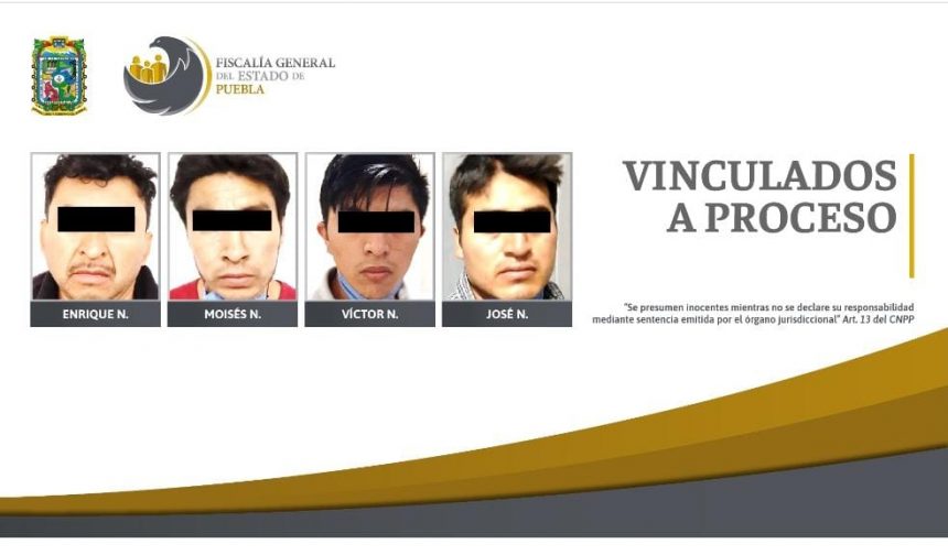 Prisión contra cuatro hombres detenidos en Acajete