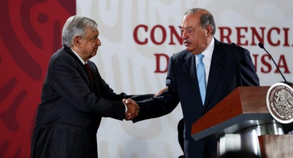 Carlos Slim tiene voluntad para participar en rehabilitación de la L12: AMLO