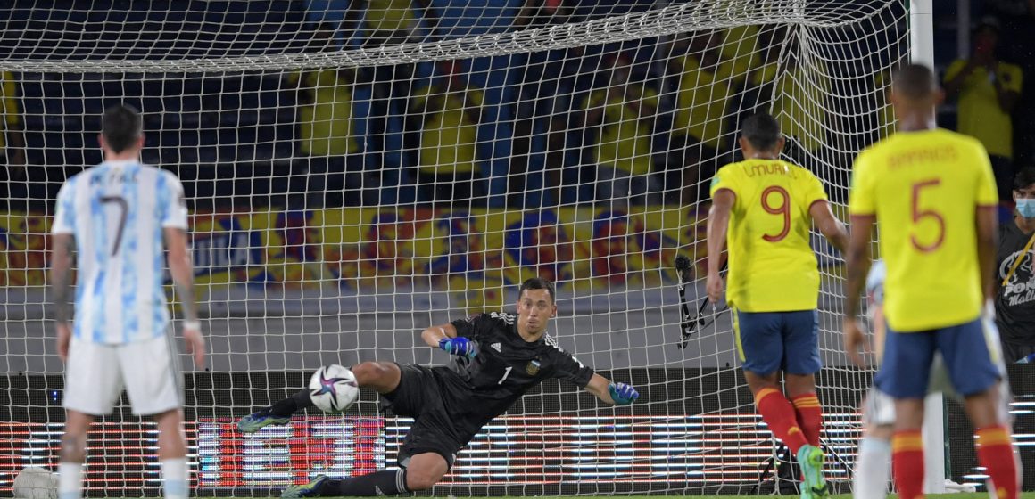 Colombia le sacó el empate a Argentina en la eliminatoria para el Mundial