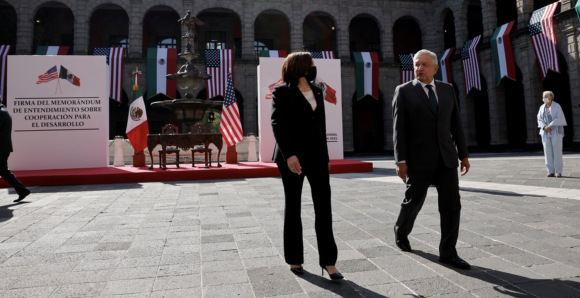 (FOTOS) Así fue la visita de Kamala Harris, vicepresidenta de Estados Unidos, a México