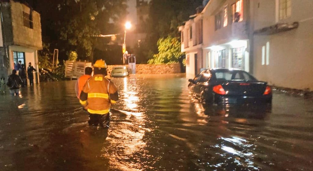 Activa Protección Civil Municipal Operativo Acuario por intensa lluvia