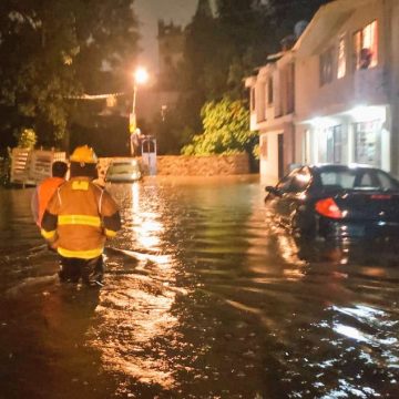 Activa Protección Civil Municipal Operativo Acuario por intensa lluvia